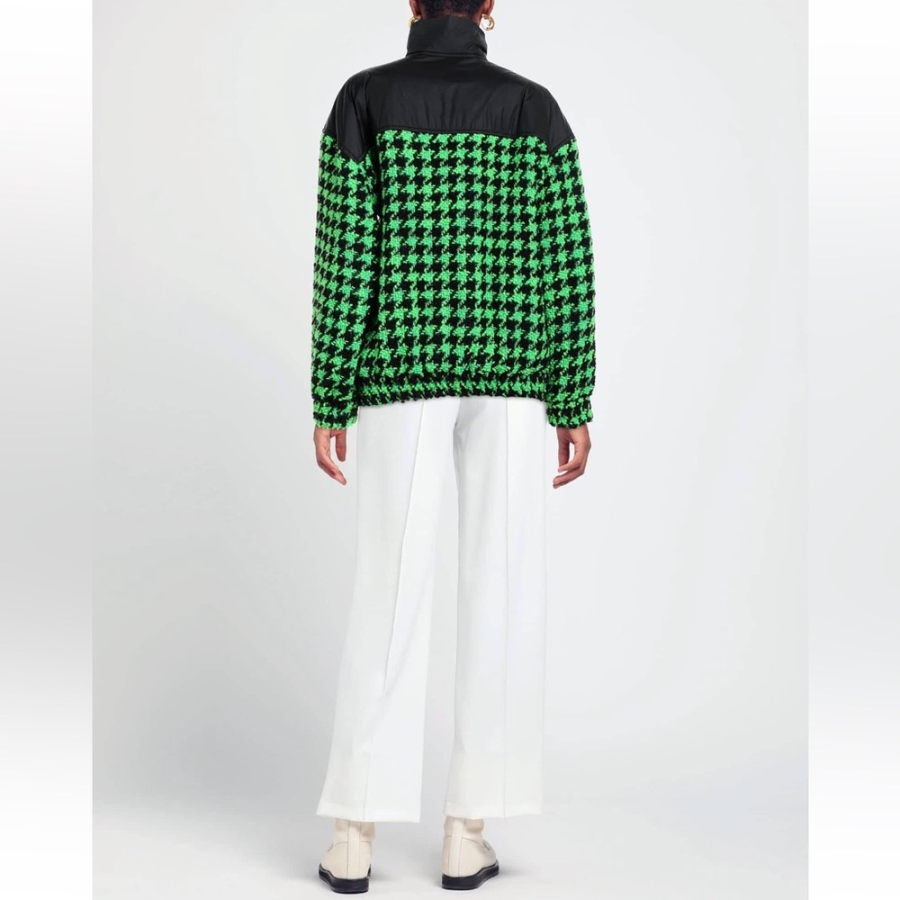 Raremsgm Houndstooth Tweed Bomber Jacket - image 4
